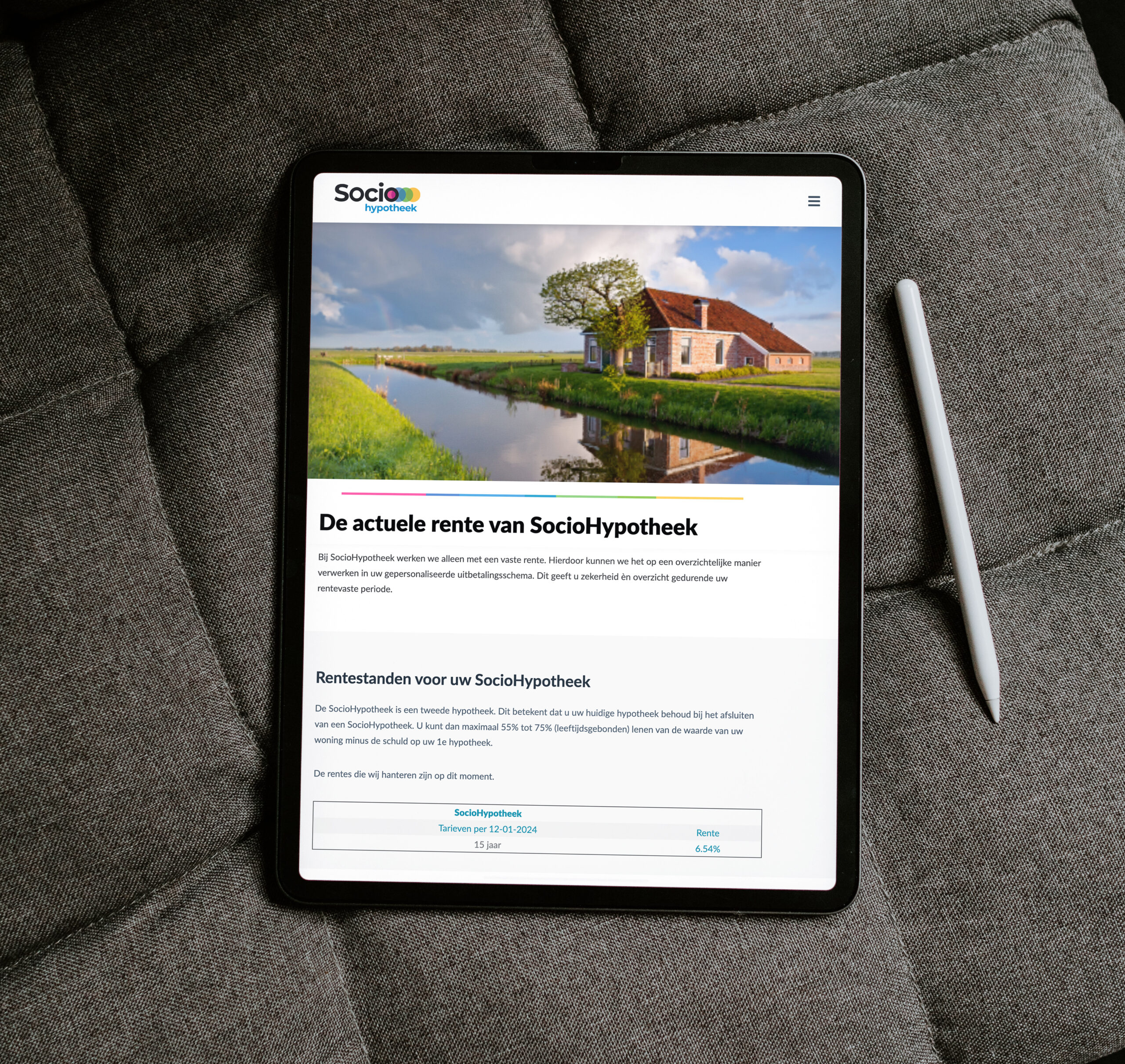 Maatwerksoftware tablet